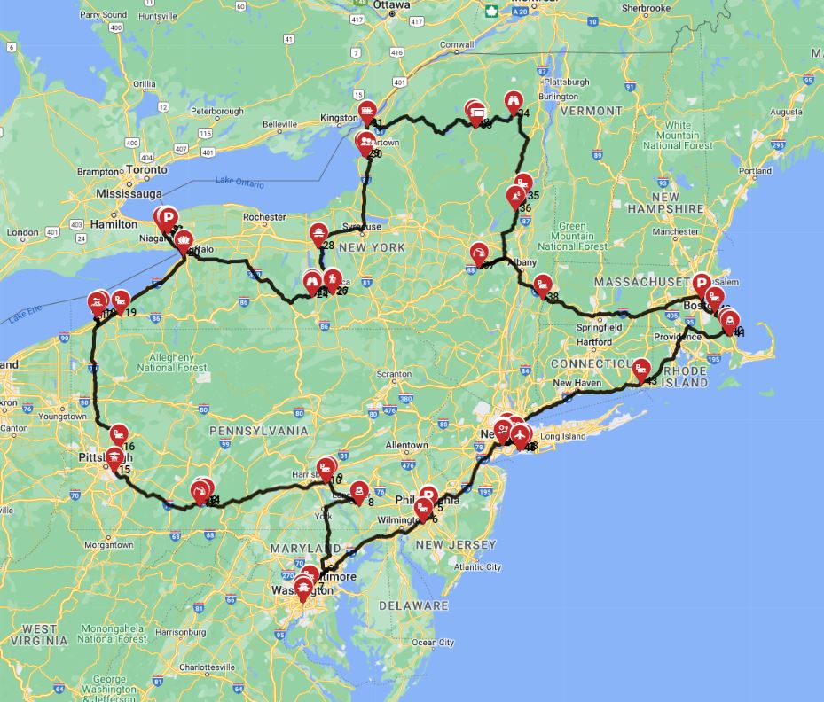 New York Motorhome Adventure - NY Upstate and Niagara Falls